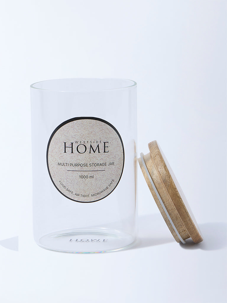 Westside Home Clear Multi Purpose Storage Jar - 1000ML