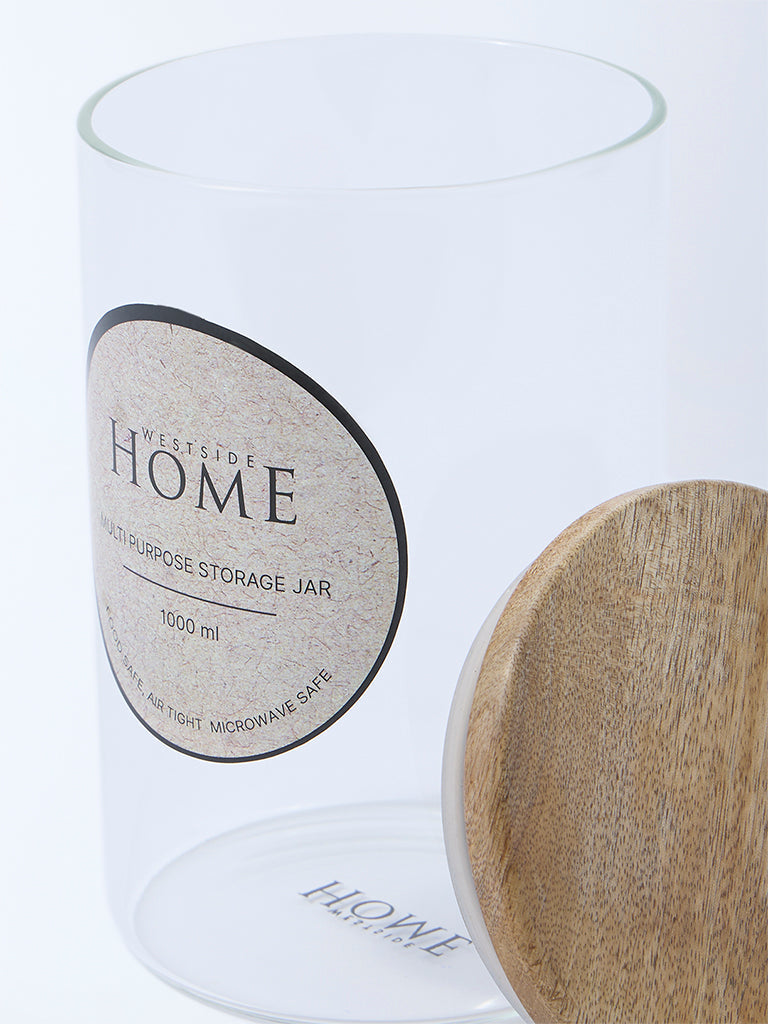 Westside Home Clear Multi Purpose Storage Jar - 1000ML