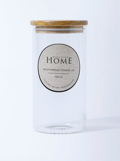 Westside Home Clear Multi Purpose Storage Jar - 1250ML
