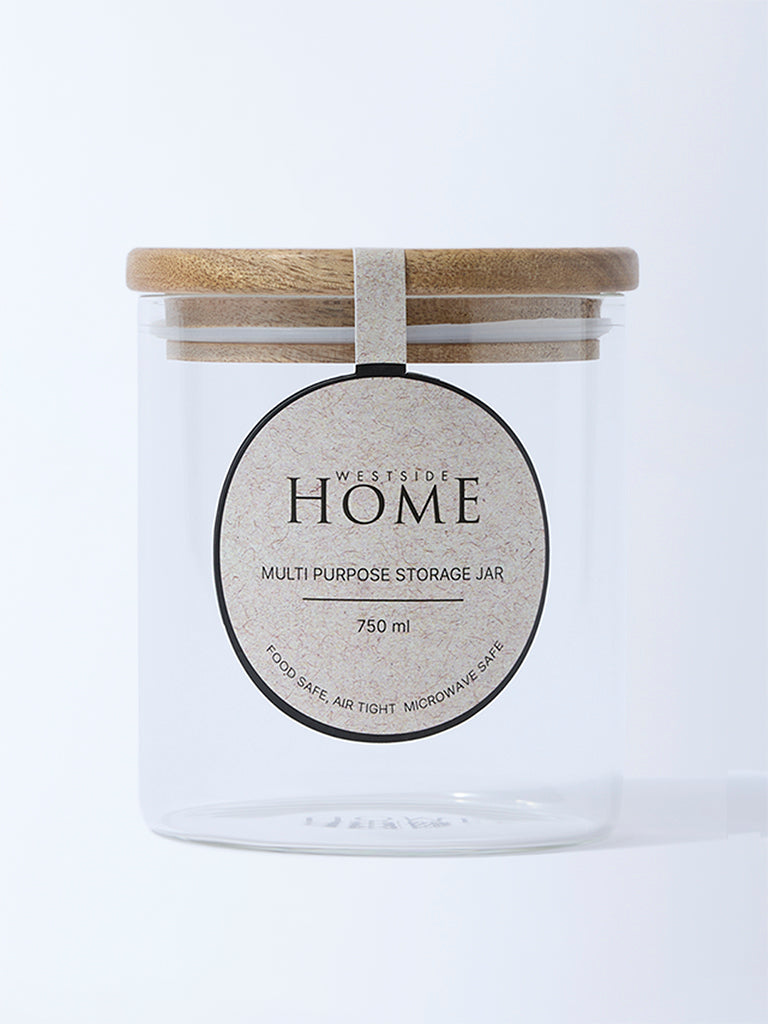 Westside Home Clear Multi Purpose Storage Jar - 750ML
