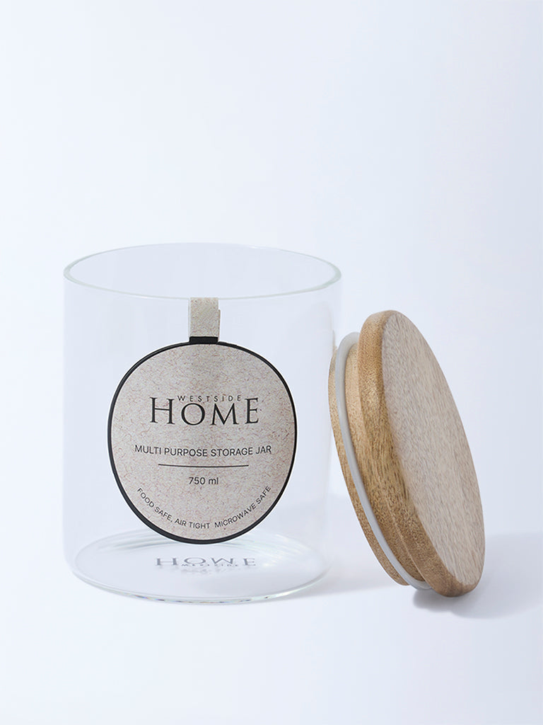 Westside Home Clear Multi Purpose Storage Jar - 750ML