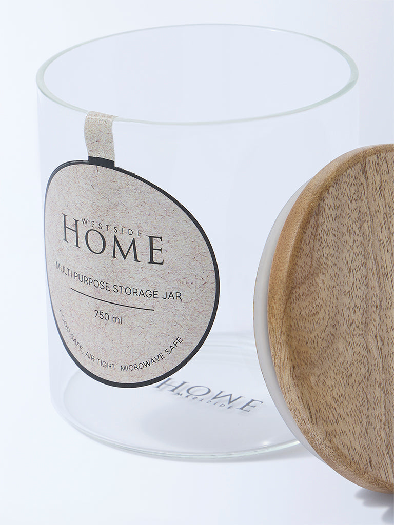 Westside Home Clear Multi Purpose Storage Jar - 750ML