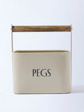 Westside Home Cream Pegs Holder