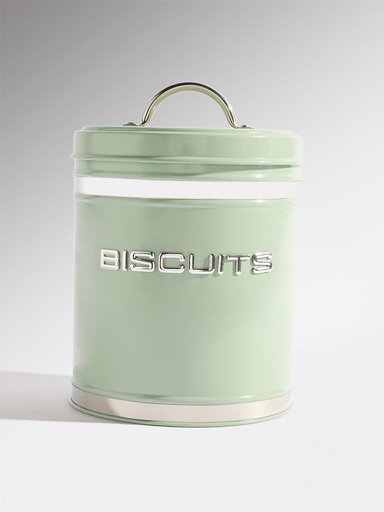 Westside Home Mint Biscuits Storage Jar