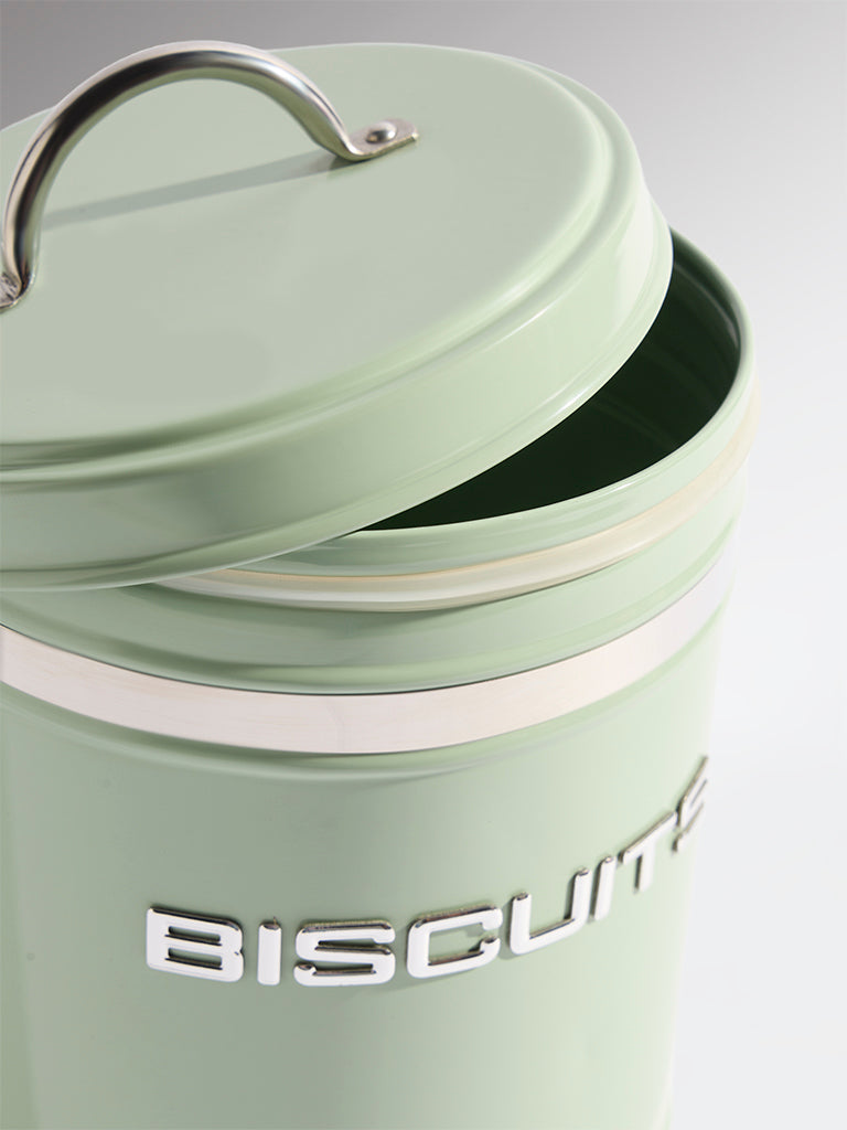 Westside Home Mint Biscuits Storage Jar