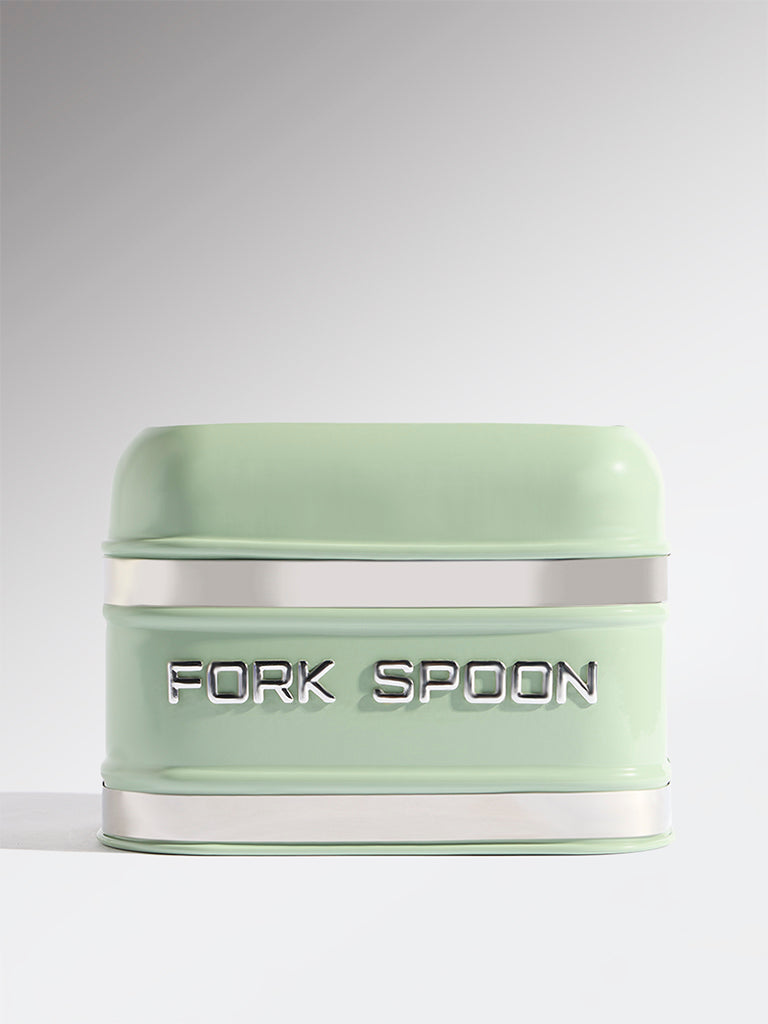 Westside Home Mint Fork and Spoon Cutlery Holder