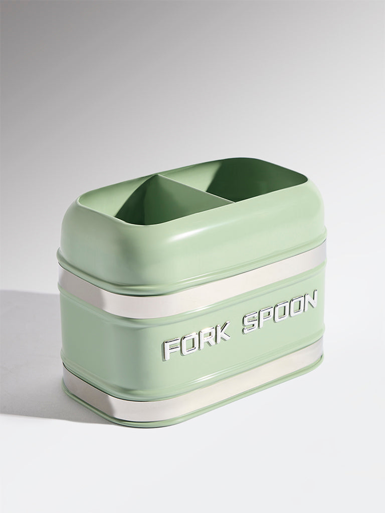 Westside Home Mint Fork and Spoon Cutlery Holder