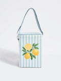 Westside Home Multicolour Stripe Pattern Lunch Bag