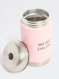 Westside Home Pink Typographic Storage Jar - 550ML