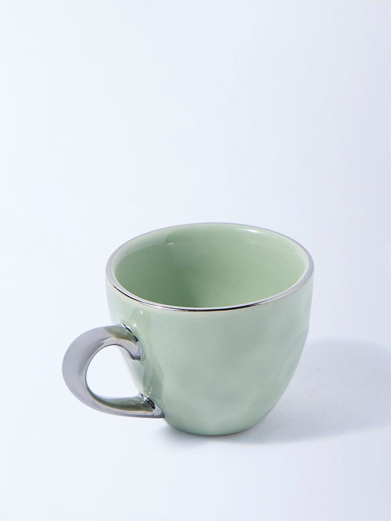 Westside Home Green Dimple Espresso Mug