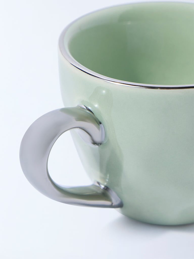 Westside Home Green Dimple Espresso Mug