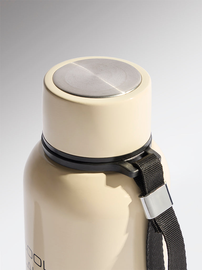 Westside Home Ivory Text Design Water Bottle - 500ML