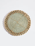 Westside Home Sage Woven-Textured Placemats (Set of 2)