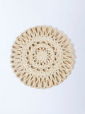 Westside Home Cream Woven-Textured Placemats (Set of 2)