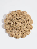 Westside Home Beige Woven-Textured Placemats (Set of 2)