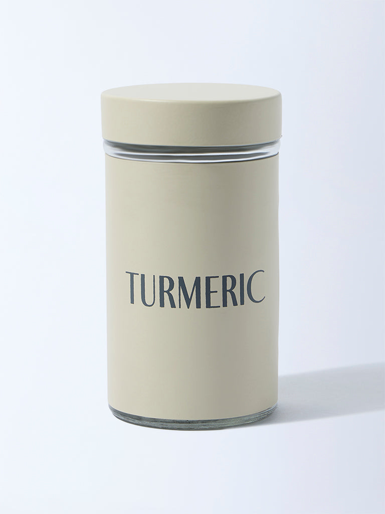Westside Home Ivory Turmeric Jar