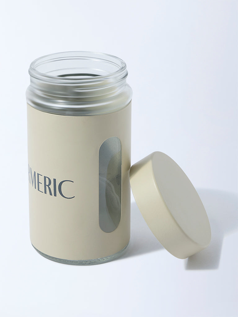 Westside Home Ivory Turmeric Jar