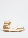 SOLEPLAY Taupe High-Top Suede Sneakers
