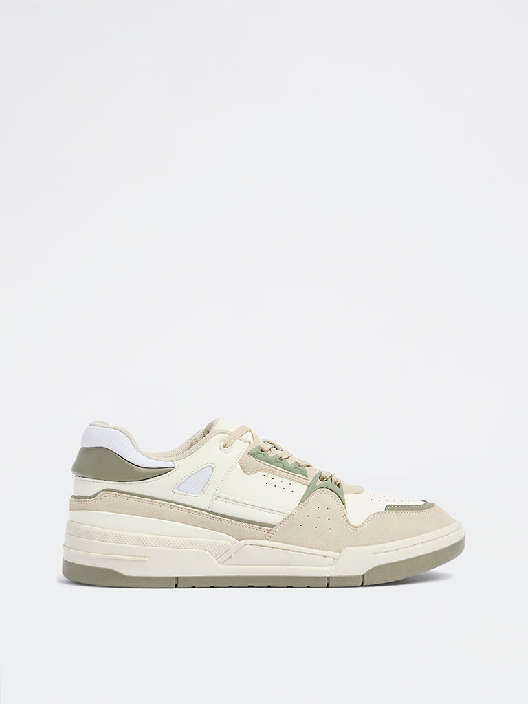 SOLEPLAY Multicolour Perforated Lace-Up Sneakers