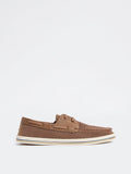 SOLEPLAY Brown Knit-Textured Lace-Up Sneakers