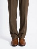 SOLEPLAY Dark Tan Perforated Penny Loafers