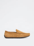 SOLEPLAY Tan Penny Suede Loafers