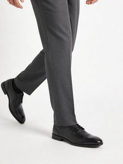 SOLEPLAY Black Oxford Shoes