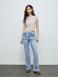 Nuon Light Blue Faded High-Rise Jeans