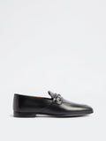 SOLEPLAY Black Braided Penny Loafers