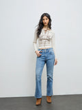 Nuon Blue Faded High-Rise Jeans