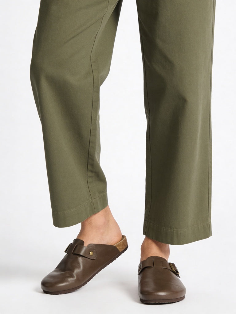 SOLEPLAY Brown Buckle Clog Sandals