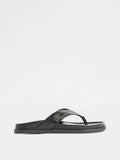 SOLEPLAY Black Thong-Strap Sandals