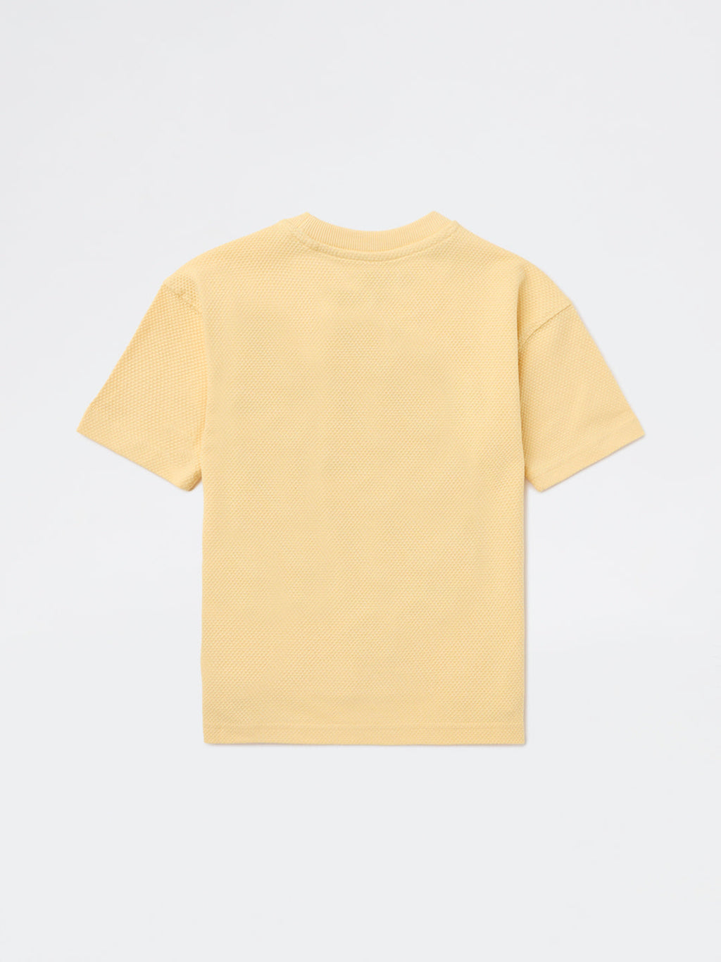 HOP Kids Yellow Printed Cotton T-Shirt
