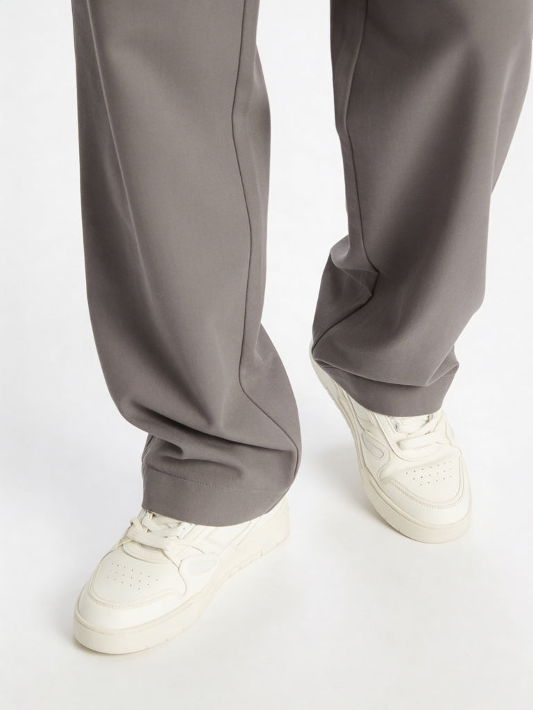 SOLEPLAY White Perforated High-Top Sneakers