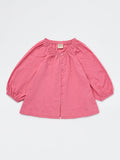 Utsa Kids Girls Pink Floral Embroidered Cotton Top - (8-14 yrs)
