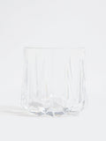 Westside Home Clear Textured Whiskey Glass