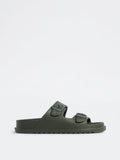SOLEPLAY Olive Buckle-Detailed Slip-On Sandals