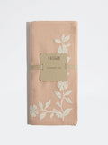 Westside Home Dusty Pink Floral Embroidered Placemats - (Set of 4)