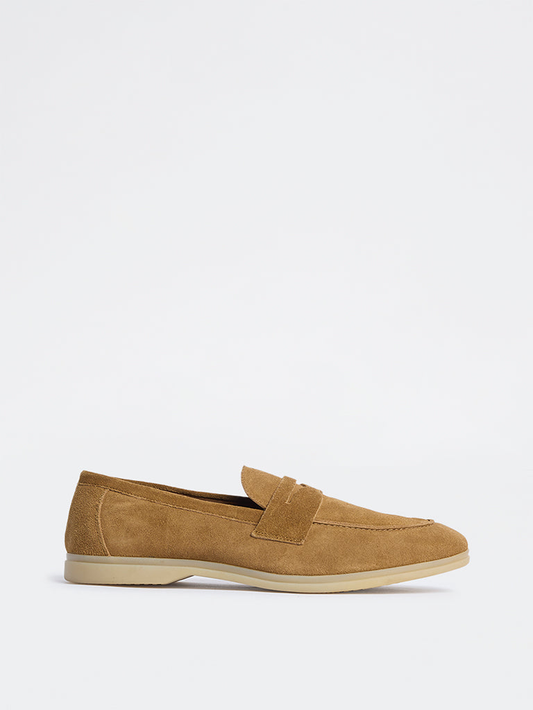 SOLEPLAY Ochre Suede Loafers
