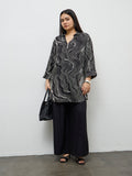 Diza Black Printed Tunic