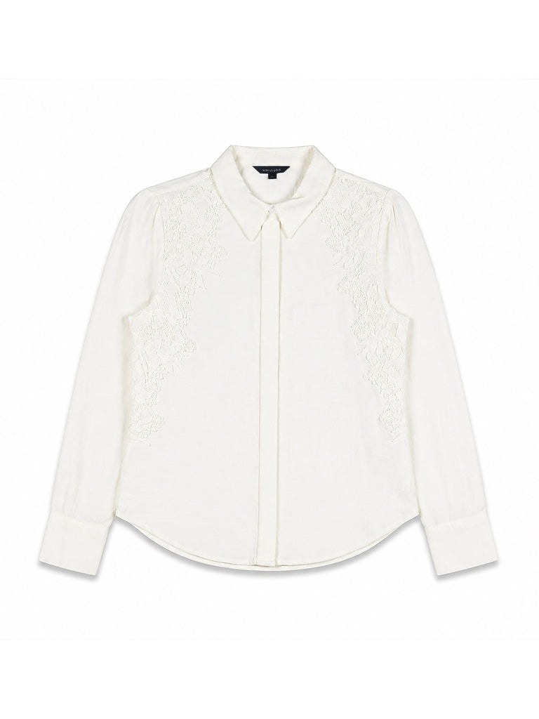 Wardrobe Ivory Lace Detailed Blouse