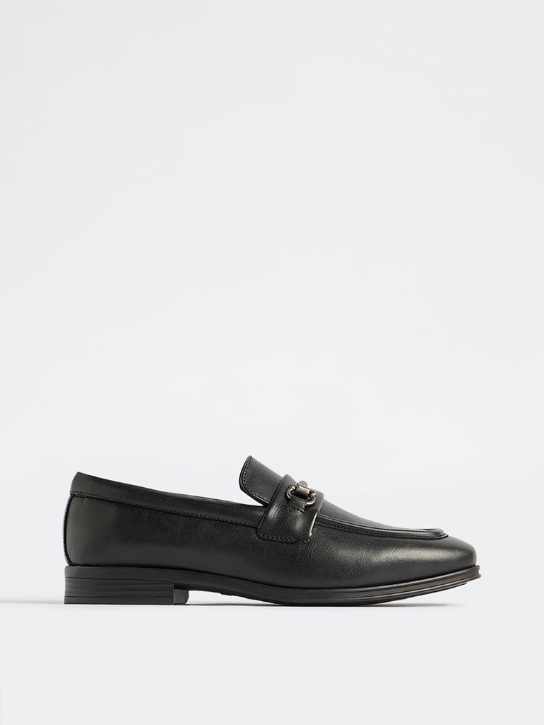 SOLEPLAY Black Horsebit Loafers