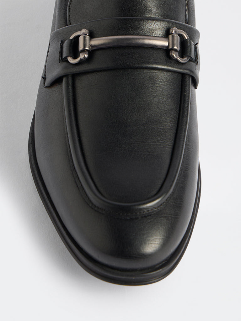 SOLEPLAY Black Horsebit Loafers
