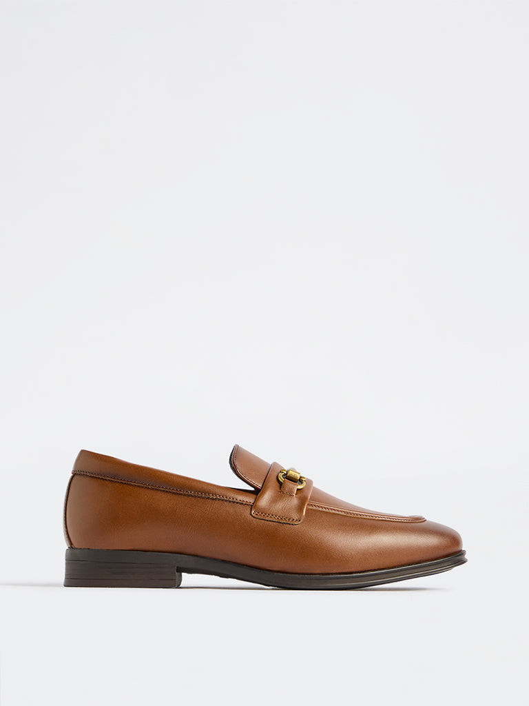 SOLEPLAY Tan Horsebit Loafers