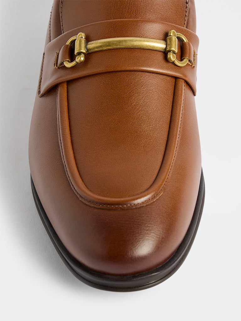 SOLEPLAY Tan Horsebit Loafers