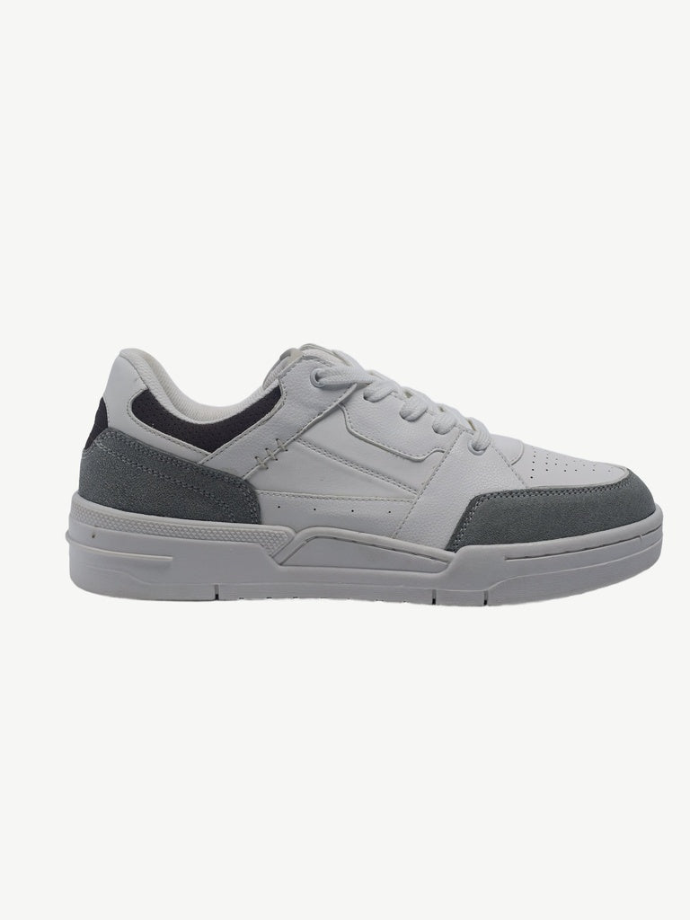 SOLEPLAY Grey Perforated Lace-Up Sneakers