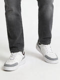 SOLEPLAY Grey Perforated Lace-Up Sneakers
