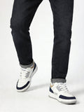 SOLEPLAY Navy Perforated Lace-Up Sneakers