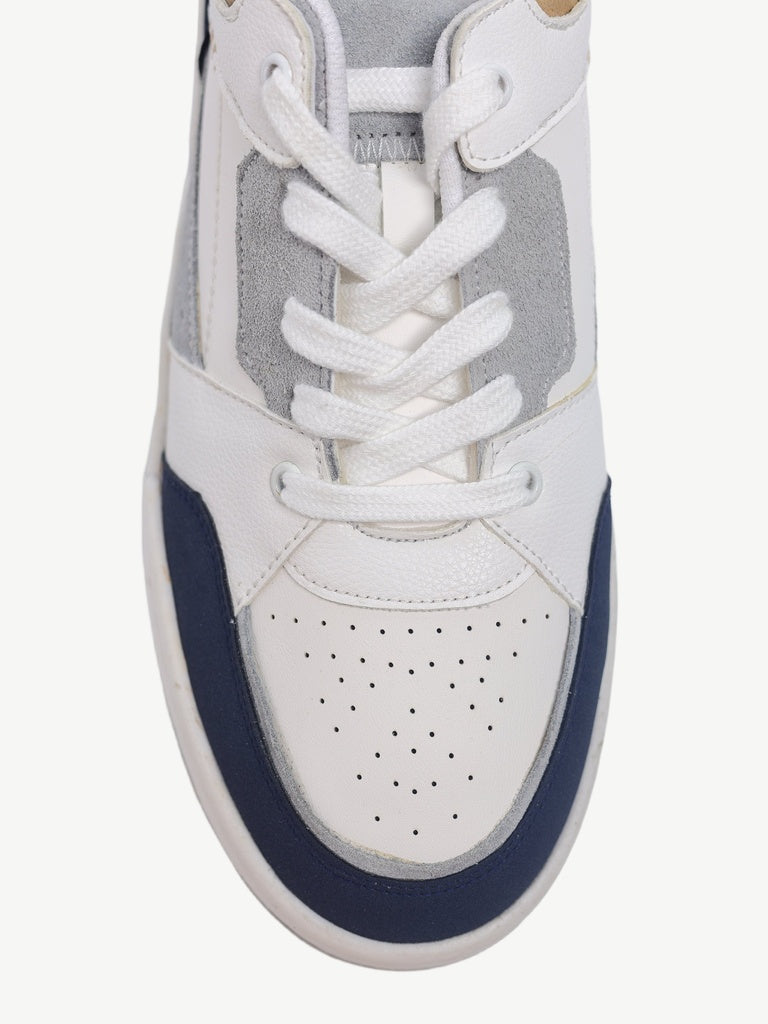 SOLEPLAY Navy Perforated Lace-Up Sneakers