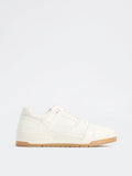SOLEPLAY White Perforated Lace-Up Sneakers